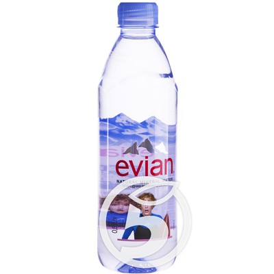 Вода "Evian" минеральная столовая негазированная 500мл