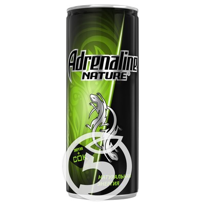 Напиток "Adrenalin"e Nature энергетический 250мл
