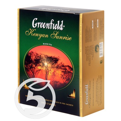 Чай "Greenfield" черный Кениан Санрайз 100пак*2г
