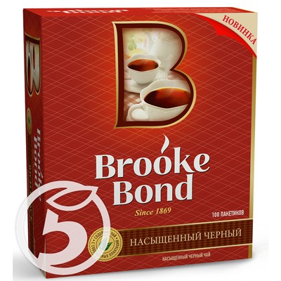 Чай "Brooke Bond" черный 100пак*1.8г